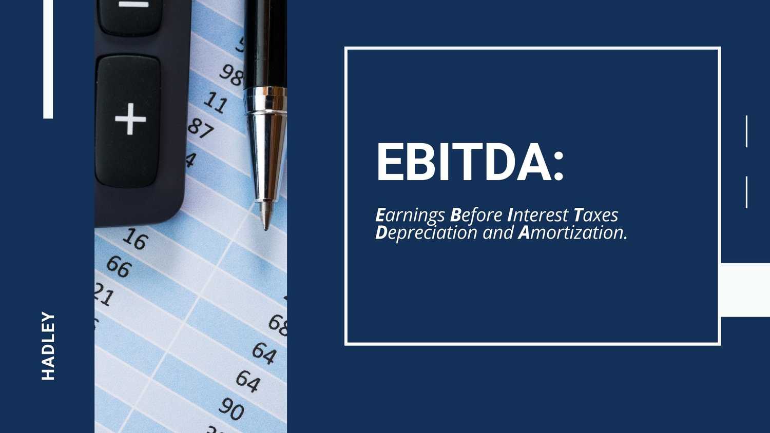 ebitda definition